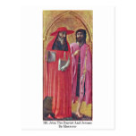 Hll. John The Baptist And Jerome By Masaccio Postcard