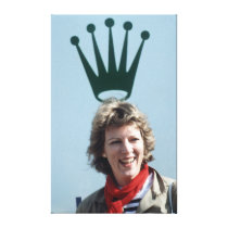 HM Queen Anne-Marie of Greece Stretched Canvas Prints