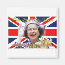 HM Queen Elizabeth II Diamond Jubilee Fridge Magnet