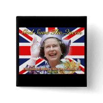 HM Queen Elizabeth II Diamond Jubilee Pins