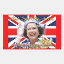 HM Queen Elizabeth II Diamond Jubilee Sticker