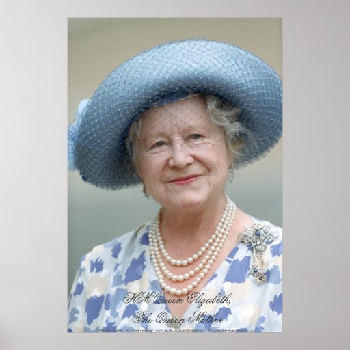 HM Queen Elizabeth, The Queen Mother Posters