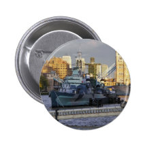 HMS Belfast. Button
