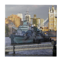 HMS Belfast. Ceramic Tile