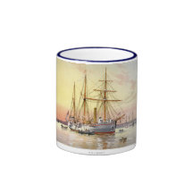 HMS Bramble 1st Class Gunboat Mug