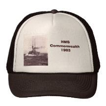 HMS Commonwealth 1903 Hats