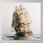 HMS Leopard Warship Poster