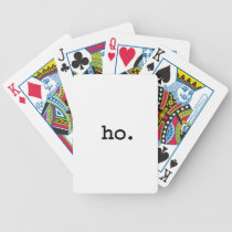 ho. playing cards