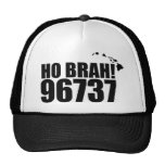 Ho Brah!...,Hawaii Zip Code Hats  96737 Ocean View
