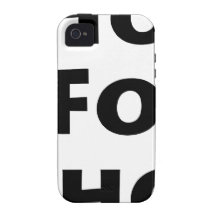 Ho Fo Sho iPhone 4 Cases