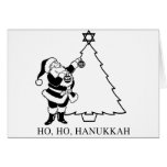 Ho Ho Hanukkah Greeting Card