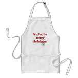 ho, ho, ho, ho merry christmas! apron