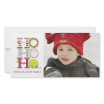 HO HO HO Holiday Christmas Greeting photo cards