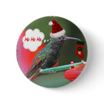 Ho Ho Ho Hummingbird buttons