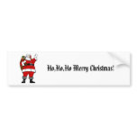 Ho,Ho,Ho Merry Christmas!-Christmas Bumper Sticker bumper stickers