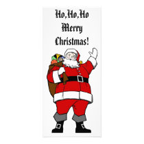Ho,Ho,Ho Merry Christmas! - Christmas Rack Card