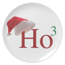 Ho Ho Ho Merry Christmas Party Plate
