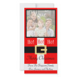 Ho ho ho Merry Christmas Santa Suit Photocard Photo Cards