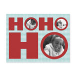 Ho Ho Holiday Photo Postcard