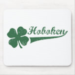 Hoboken NJ Shamrock mousepads