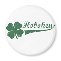 Hoboken NJ Shamrock magnets