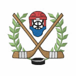 Hockey Crest embroidered shirts
