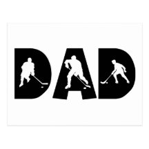 Hockey Dad Gift Postcard