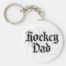 Hockey Dad Key Chain
