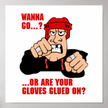 Hockey Fighter Print