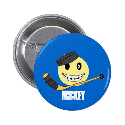 HOCKEY HAPPY BUTTONS