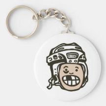 Hockey Kid Keychain