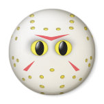 Hockey Mask Smiley Face magnets