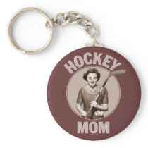 Hockey Mum dark keychain