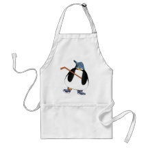 Hockey Penguin Apron