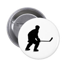Hockey Pinback Button
