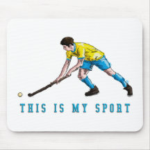 hockey player mousepad