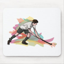 Hockey player mousepads