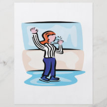 Hockey Referee Personalized Flyer
