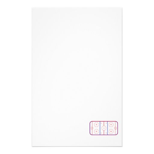 Hockey Rink Customised Stationery