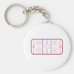 Hockey Rink Keychain