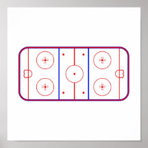 Hockey Rink Poster