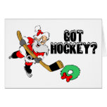 Hockey Santa cards