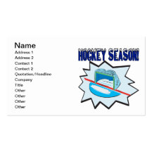 Hockey Season Business Card