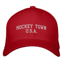 HOCKEY TOWN U.S.A. EMBROIDERED HAT