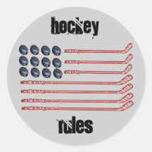 HOCKEY USA STICKER