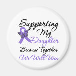 Hodgkin's Disease Supporting Daughter Fridge Magnet