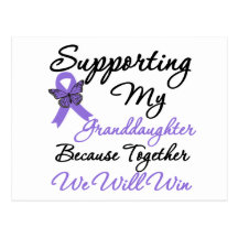 Hodgkin's Disease Supporting Granddaughter Postcards