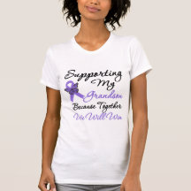 Hodgkin's Disease Supporting Grandson Tee Shirts