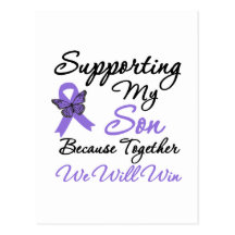 Hodgkin's Disease Supporting Son Post Cards