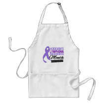 Hodgkins Lymphoma Awarenes Month Draped Ribbon Apron